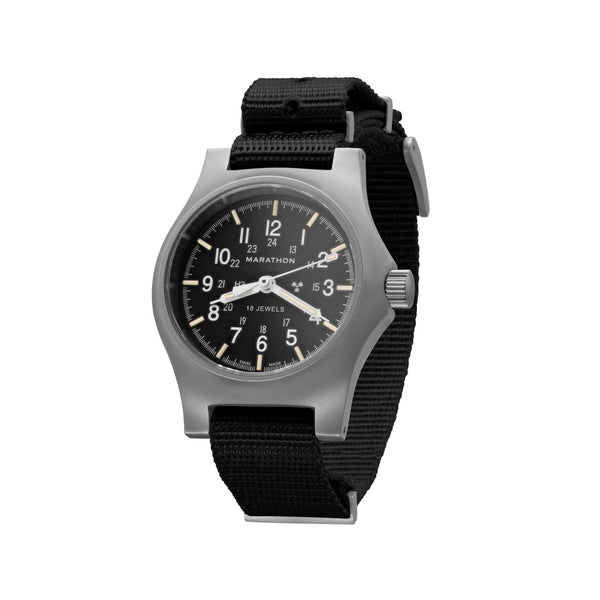 Marathon Watch 36mm Officer's Mechanical (GPM) on Nylon DEFSTAN