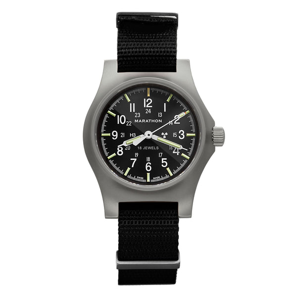 Marathon Watch 36mm Officer's Mechanical (GPM) on Nylon DEFSTAN