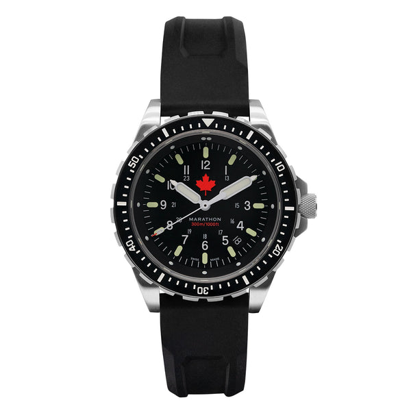 Marathon Watch 46mm Red Maple Jumbo Diver's Quartz (JSAR)