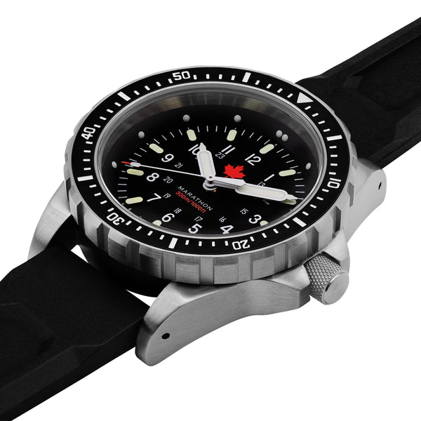 Marathon Watch 46mm Red Maple Jumbo Diver's Quartz (JSAR)