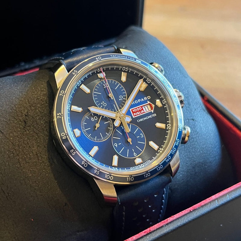 Chopard Mille Miglia GTS Blue Limited Edition Set complet 168571-3007