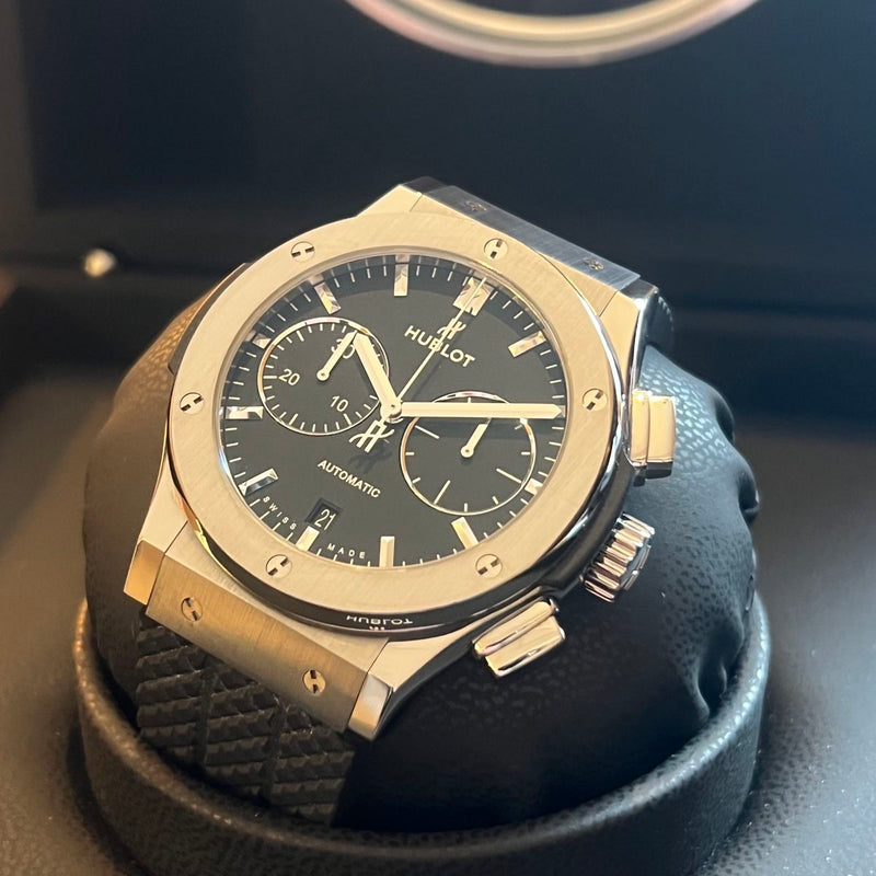 Hublot الكلاسيكية الانصهار كرونوغراف مجموعة كاملة 521.NX. 1171.RX