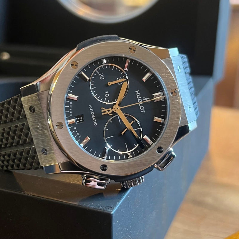 Hublot الكلاسيكية الانصهار كرونوغراف مجموعة كاملة 521.NX. 1171.RX