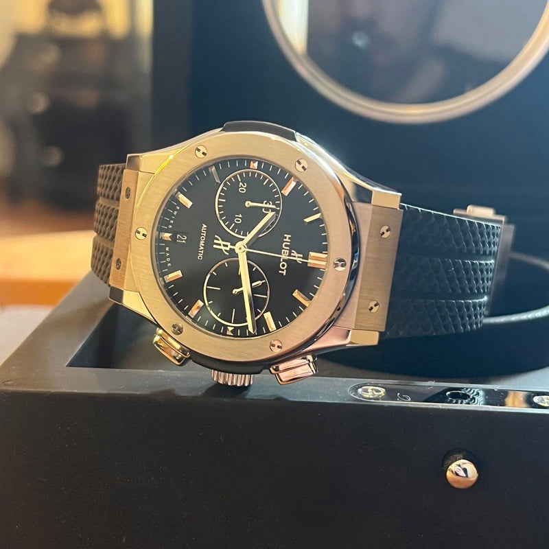 Hublot الكلاسيكية الانصهار كرونوغراف مجموعة كاملة 521.NX. 1171.RX