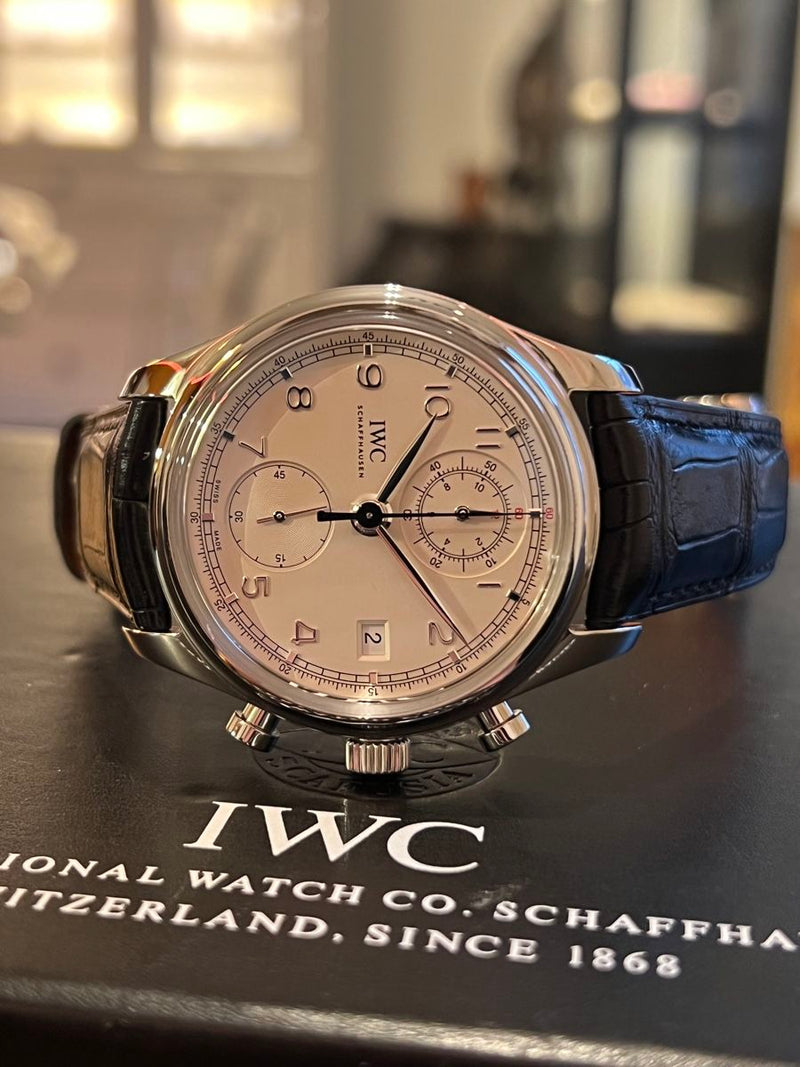 مرحاض برتغالي Chrono 42 طقم كامل جديد IW390403