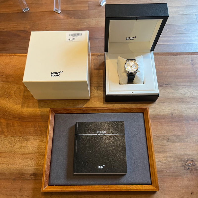 Conjunto completo Montblanc Dual Time MB114857