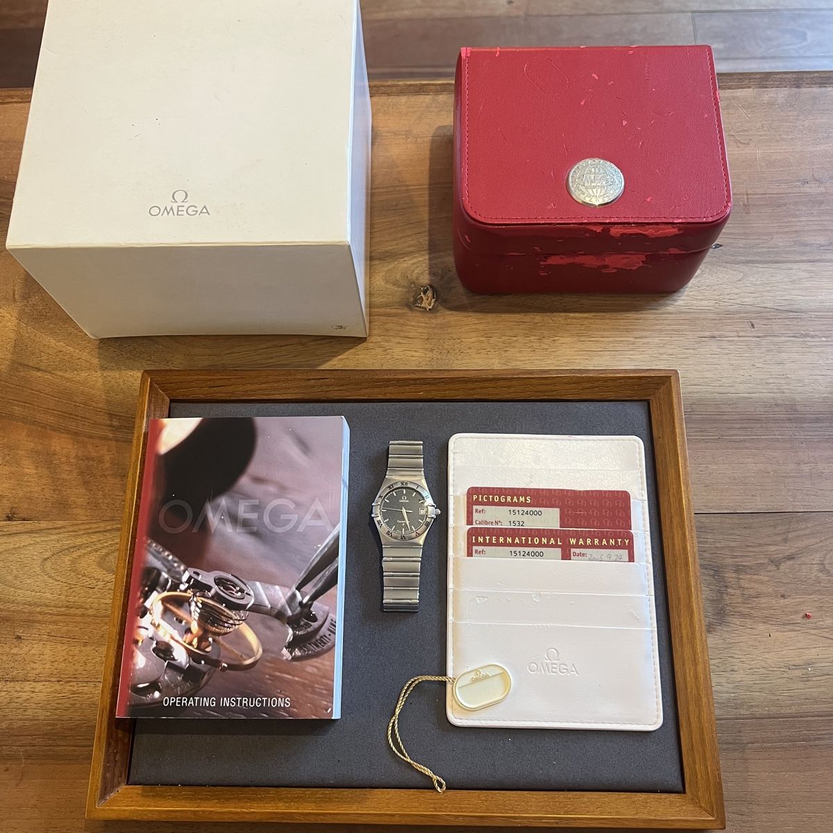 Omega Constellation Quartz Full Set 1512.40