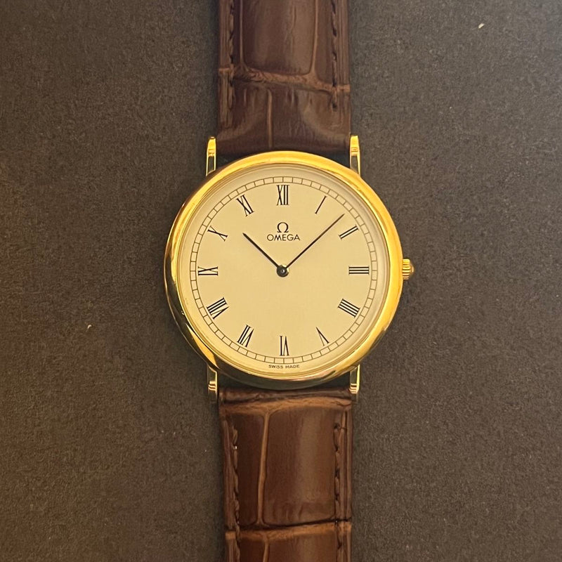 Omega De Ville Gold Plated 34 mm