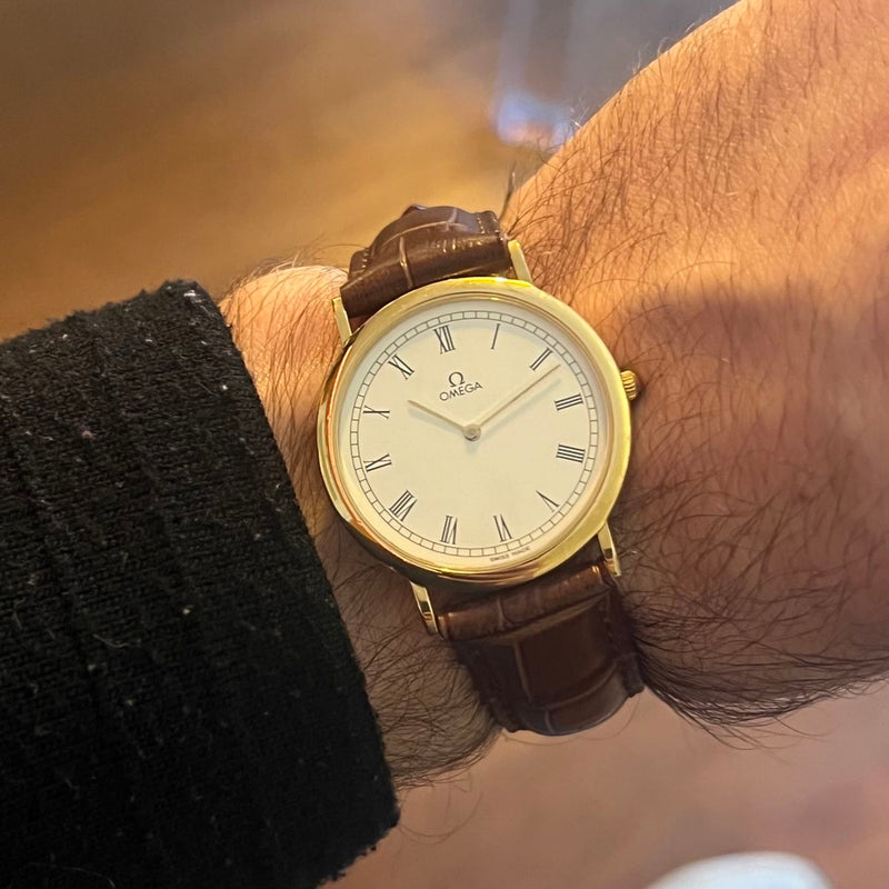 Omega De Ville Gold Plated 34 mm