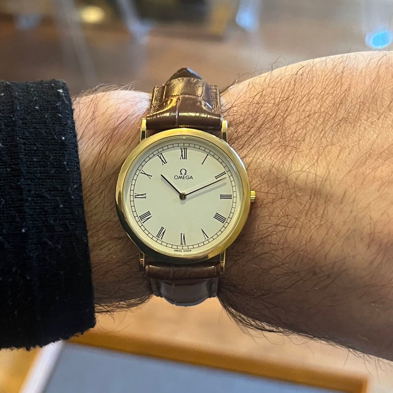 Omega De Ville Gold Plated 34 mm