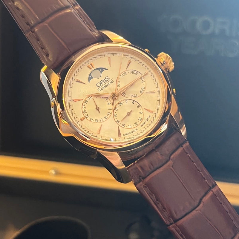 Oris Centennial Pink Gold 18kt Full Set Limited Edition