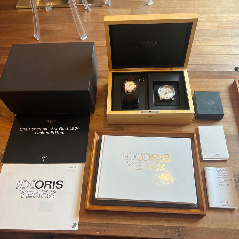 Oris Centennial Pink Gold 18kt Full Set Limited Edition