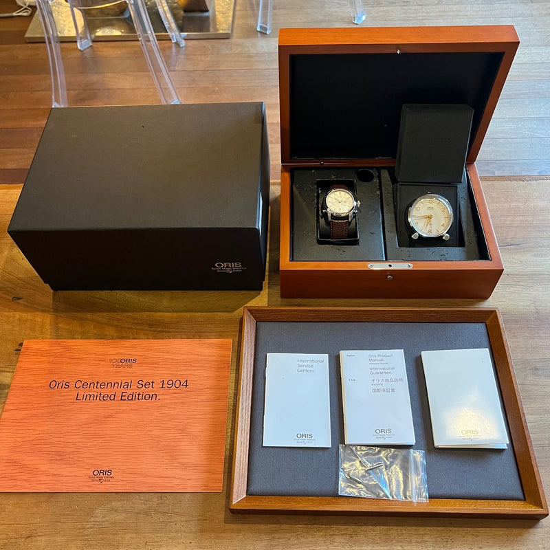 Oris Centennial Artelier Worldtimer 1904 edition Full Set 10-2011