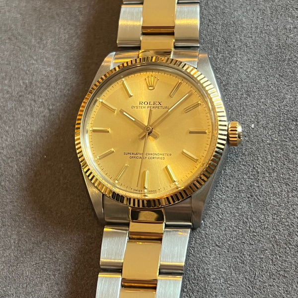 Rolex Oyster Perpetual Champagne 1005 Circa 1988