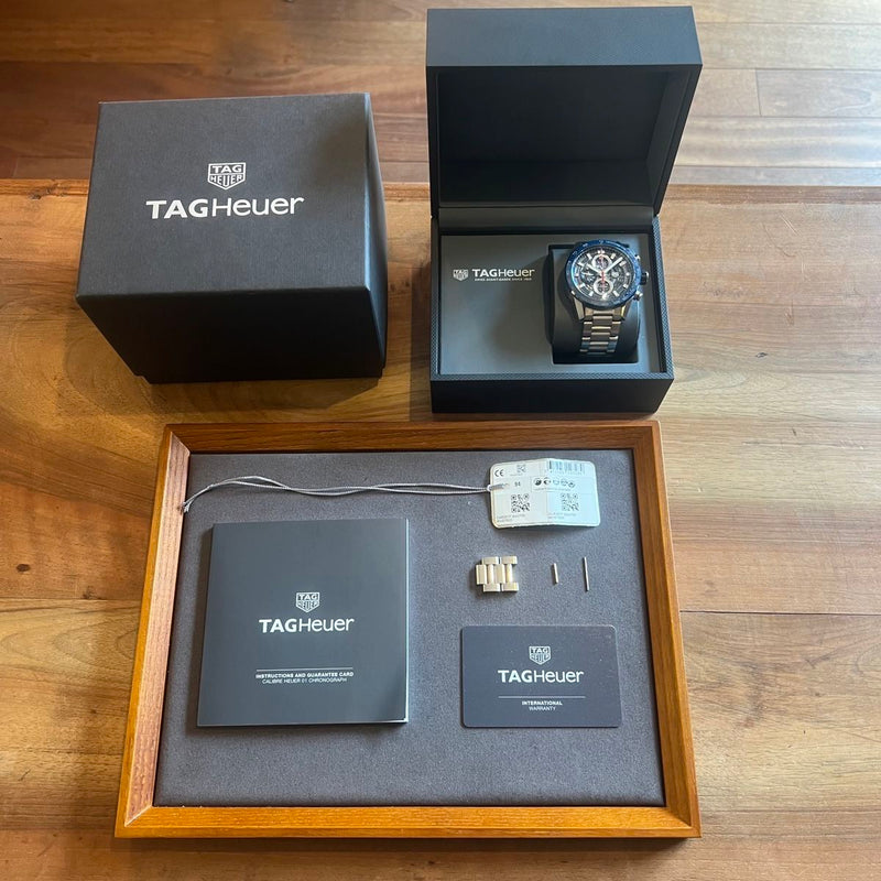 Tag Heuer Carrera Cal.01 05/2019 CAR201T.BA0766ครบชุด