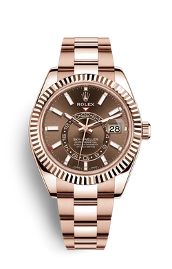 ROLEX Sky-Dweller Everose Oro Chocolate Dial Oyster 326935